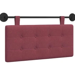 Bedden & Accessoires*vidaXL Hangend Hoofdeinde Wandgemonteerd Stof Wijnrood