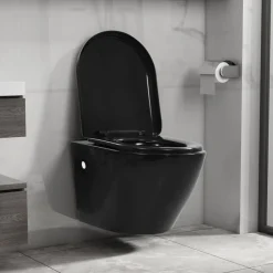 Hangend toilet randloos keramiek>vidaXL Best
