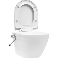 Hangend toilet randloos met verborgen stortbak keramiek><noscript><img width=
