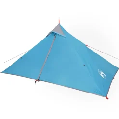 Buitensport*vidaXL Hangende tipi tent 1-persoons waterdicht Blauw