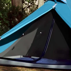 Buitensport*vidaXL Hangende tipi tent 1-persoons waterdicht Blauw