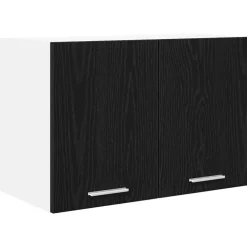 Hangkast Zwarte Eik en Wit 60 x 31 x 40 cm Bewerkt hout>vidaXL Hot