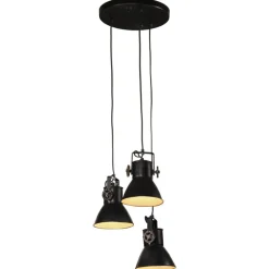 Verlichting*vidaXL Hanglamp 25 W E27 30x30x100 cm Zwart