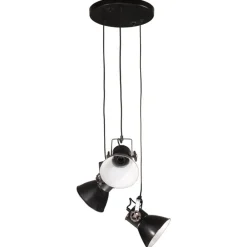 Verlichting*vidaXL Hanglamp 25 W E27 30x30x100 cm Zwart