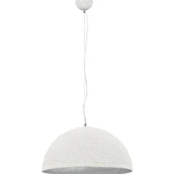 Verlichting*vidaXL Hanglamp E27 Ø50 cm wit en zilver