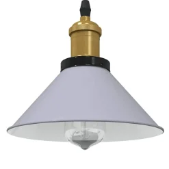 Hanglamp in hoogte verstelbaar E27 Ø22 cm metaal glanzend grijs>vidaXL Sale
