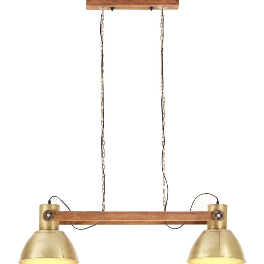 Hanglamp industrieel 25 W E27 109 cm messingkleurig>vidaXL Clearance