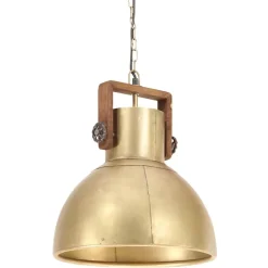 Hanglamp industrieel rond 25 W E27 40 cm messingkleurig>vidaXL Discount