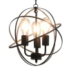 Hanglamp rond 3xE27 zwart>vidaXL Outlet