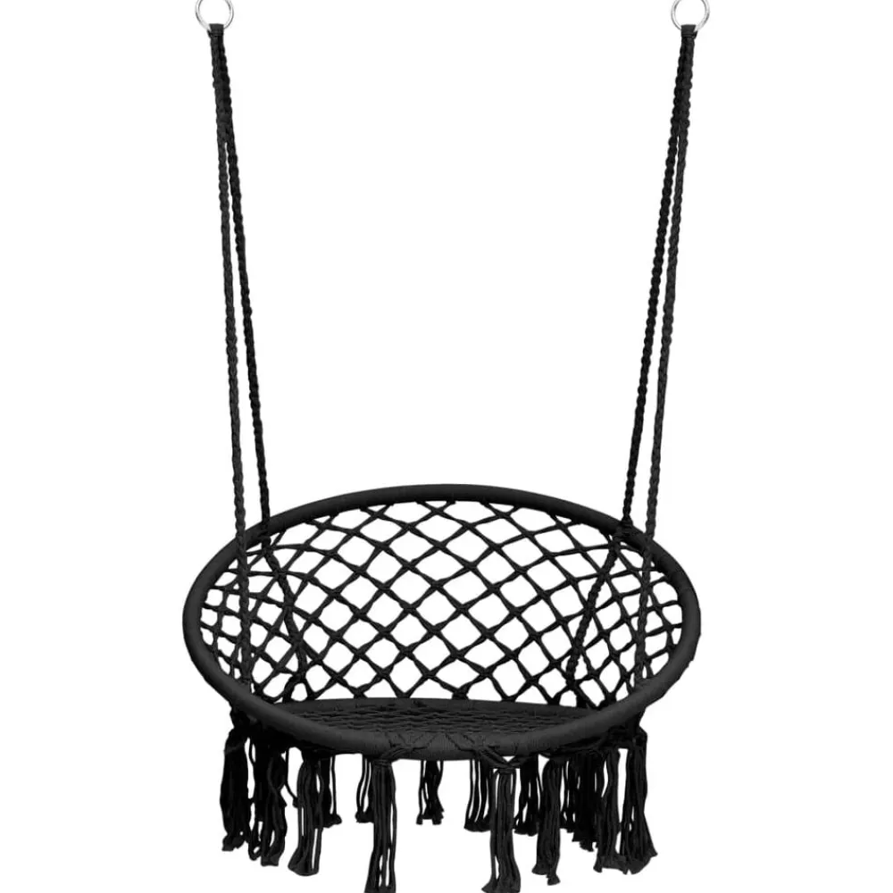 Buitenspeelgoed*vidaXL Hangstoel 80 cm kleurig Antraciet