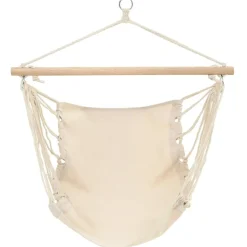 Hangstoel opvouwbaar crème>vidaXL Outlet