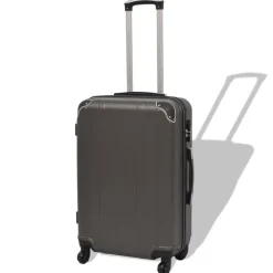 Bagage & Tassen*vidaXL Harde rolkoffer set 4-dlg Antraciet