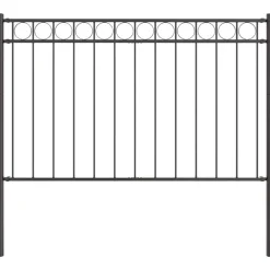 Tuinafscheidingen*vidaXL Hecelement Assen 170 x 130 cm Staal Grijs