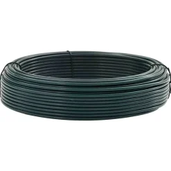 Tuinafscheidingen*vidaXL Hek binddraad Groen PVC 25 m