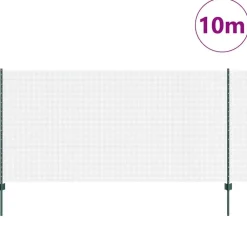 Hek met Paal 1,2 x 10 m Staal en PVC><noscript><img width=