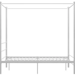 Bedden & Accessoires*vidaXL Hemelbedframe metaal 120x200 cm Wit