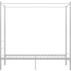 Bedden & Accessoires*vidaXL Hemelbedframe metaal 90x200 cm Wit