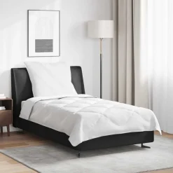 Linnengoed*vidaXL Het Duvet voor Elk Seizoen met kussen 2 pcs Wit Microvezel