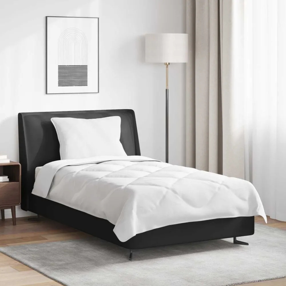 Het Duvet voor Elk Seizoen met kussen 2 pcs Wit Microvezel>vidaXL Clearance
