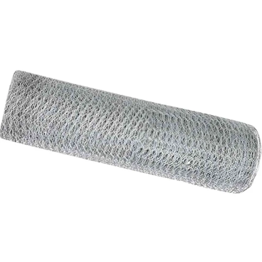 Tuinafscheidingen*vidaXL Hexagon Hek Zilver 0,6 x 10 m Gegalvaniseerd staal Geëgalvaniseerd staal