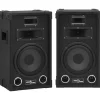 Elektronica*vidaXL Hifi-podiumluidsprekers 2 st passief professioneel 800 W zwart