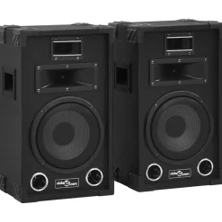 Elektronica*vidaXL Hifi-podiumluidsprekers 2 st passief professioneel 800 W zwart