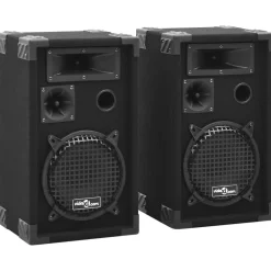 Hifi-podiumluidsprekers 2 st passief professioneel 800 W zwart>vidaXL Outlet
