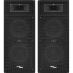 Elektronica*vidaXL Hifi-podiumluidsprekers 2 st passief professioneel 1000 W zwart