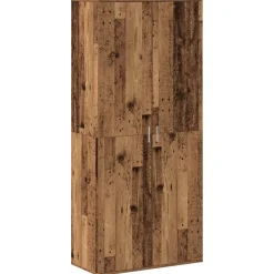 Huishoudelijke Benodigdheden*vidaXL Highboard met plank 80 x 39 x 178 cm Bewerkt hout Oud hout