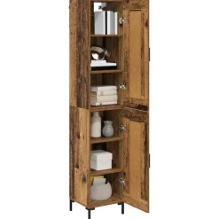 Highboard 34,5 x 34 x 180 cm Bewerkt hout><noscript><img width=