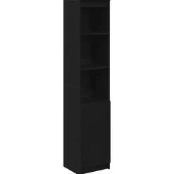 Highboard 37,5x35x180 cm spaanplaat eikenkleurig>vidaXL Best