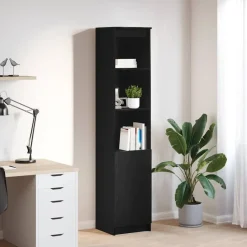 Highboard 37,5x35x180 cm spaanplaat eikenkleurig>vidaXL Best