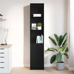 Highboard 37,5x35x180 cm spaanplaat eikenkleurig><noscript><img width=