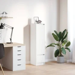 Kasten & Opbergmeubelen*vidaXL Highboard 29,5x34x119,5 cm spaanplaat Wit