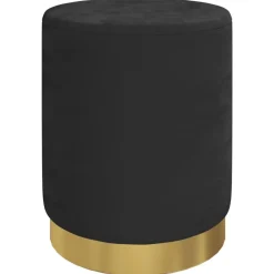 Hocker met opbergruimte rond fluweel 31 x 37 cm>vidaXL Clearance
