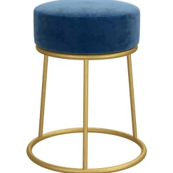 Hocker rond fluweel>vidaXL Online