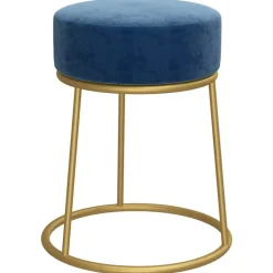 Hocker rond fluweel><noscript><img width=
