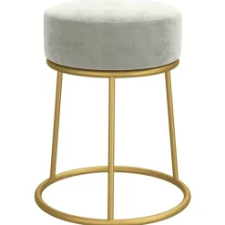 Hocker rond fluweel><noscript><img width=