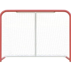 Hockeydoel met net 153x60x118 cm staal en polyester rood en wit><noscript><img width=