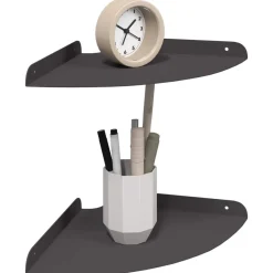 Hoek Vloeiende Plank met plank 2 pcs 24 x 24 x 2 cm><noscript><img width=