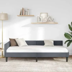 Hoekbedframe met hoofdeinde 80 cm x 200 cm Fluweel><noscript><img width=