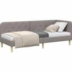 Hoekbedframe 80 x 200 cm Stof><noscript><img width=