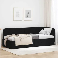 Hoekbedframe 80 x 200 cm Stof>vidaXL Sale