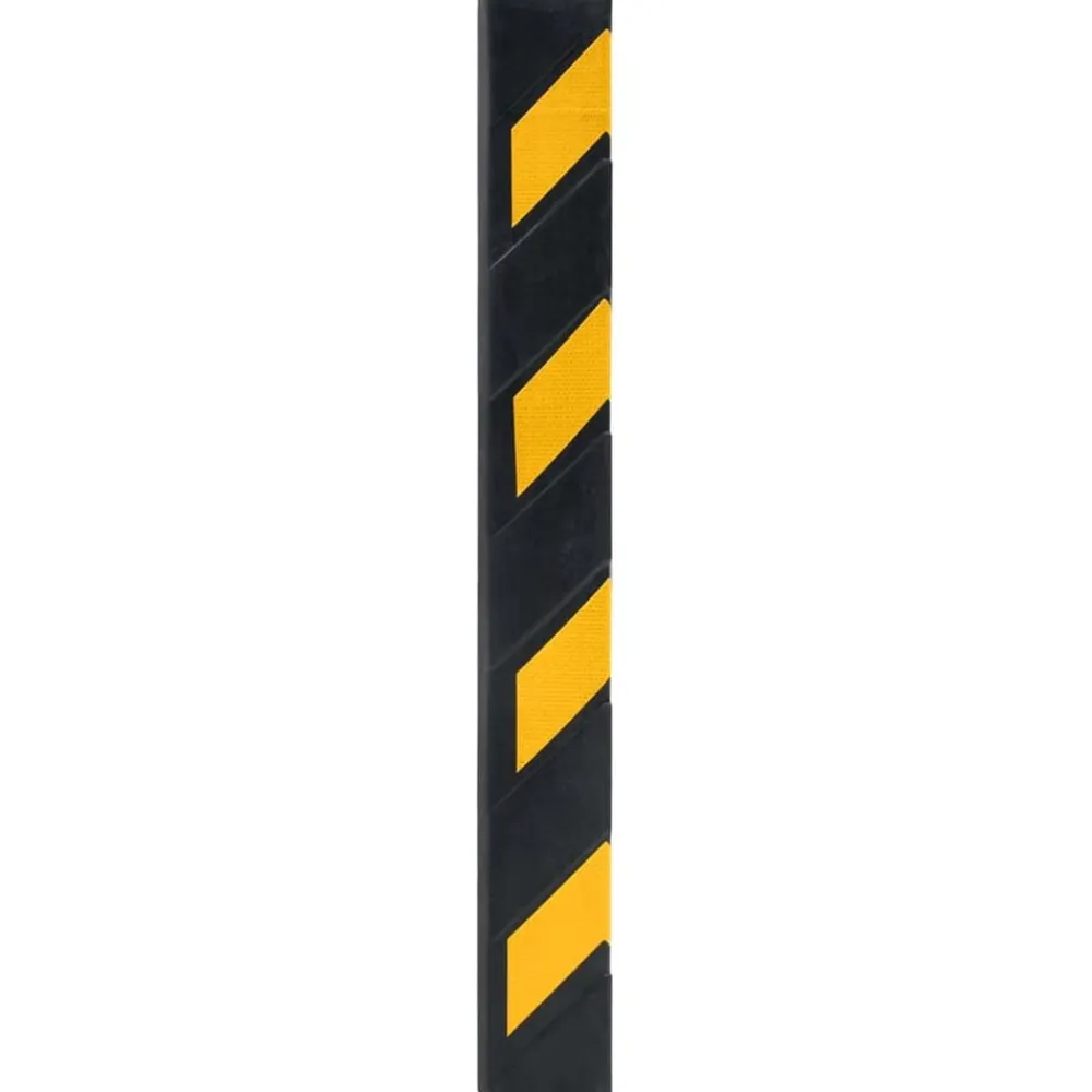 Uithangborden*vidaXL Hoekbeschermers reflecterend 80 cm rubber 5 st