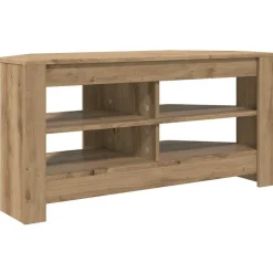 Tv-Meubels*vidaXL HoekTVKast Artisan Eiken 102 x 40,5 x 45 cm Bewerkt hout artisanaal eikenkleurig