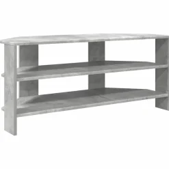 Tv-Meubels*vidaXL HoekTVKast Beton Grijs 102x40,5x45cm Bewerkt hout Betongrijs