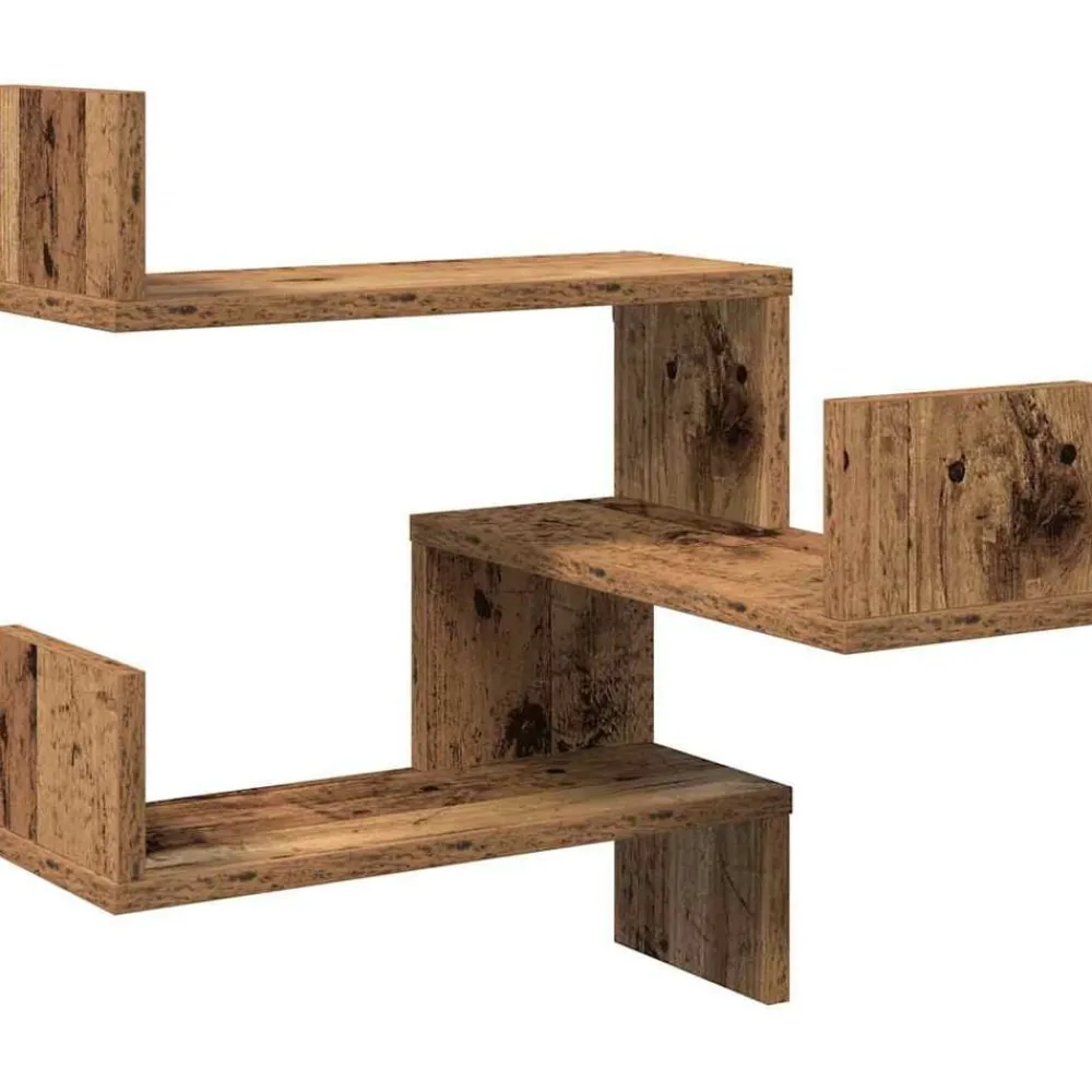 Hoekwandschap 40x40x49,5 cm bewerkt hout out houtkleurig>vidaXL Hot