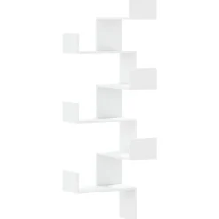 Hoekwandschap 45x45x147 cm bewerkt hout>vidaXL Online