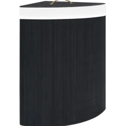 Hoekwasmand 60 L bamboe>vidaXL Outlet