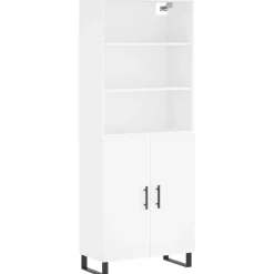 Hoge kast 69,5x34x180 cm bewerkt hout>vidaXL